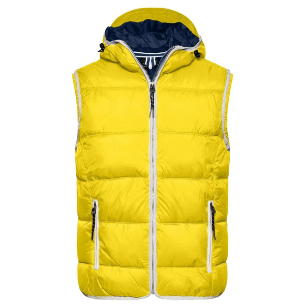 Giacca Mens Maritime Vest giallo / S - personalizzabile con logo
