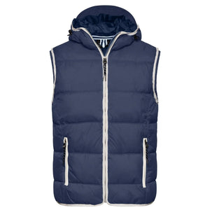Giacca Mens Maritime Vest navy/white / S - personalizzabile con logo