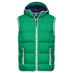 Giacca Mens Maritime Vest verde / S - personalizzabile con logo