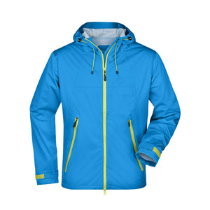 Giacca Mens Outdoor azzurro / S - personalizzabile con logo