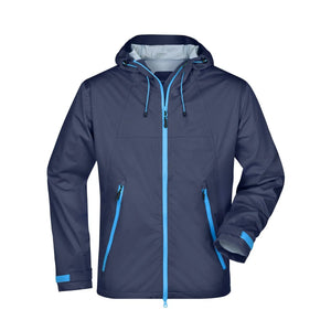 Giacca Mens Outdoor blu / S - personalizzabile con logo