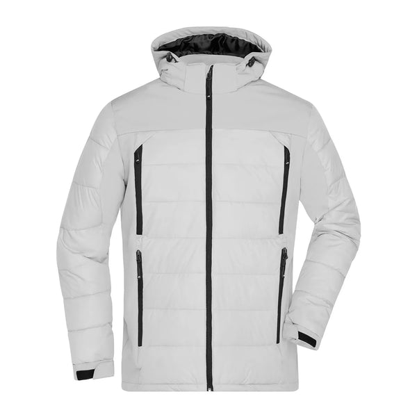 Giacca Mens Outdoor Hybrid bianco / S - personalizzabile con logo