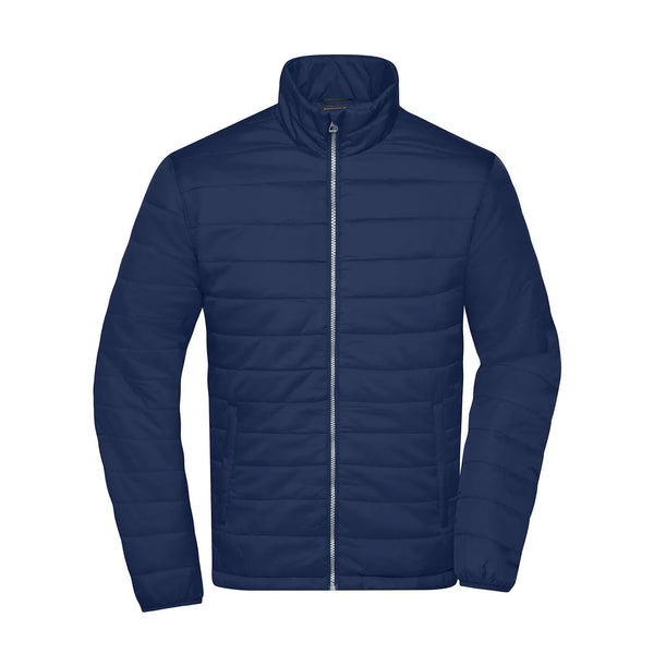 Giacca Mens Padded blu / S - personalizzabile con logo