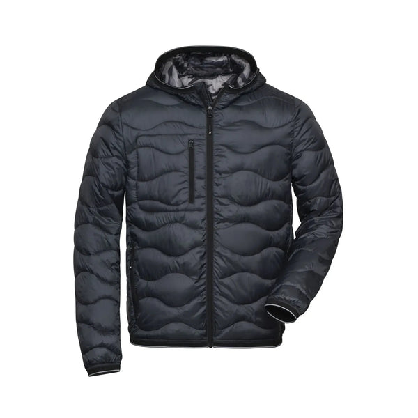 Giacca Mens Padded grigio / S - personalizzabile con logo