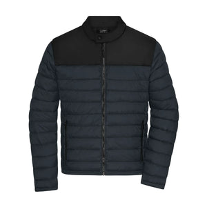 Giacca Mens Padded grigio / S - personalizzabile con logo