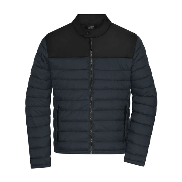 Giacca Mens Padded grigio / S - personalizzabile con logo