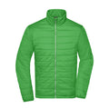 Giacca Mens Padded verde / S - personalizzabile con logo