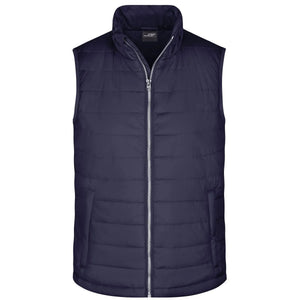 Giacca Mens Padded Vest blu / S - personalizzabile con logo