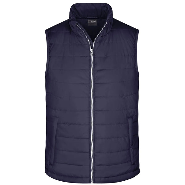 Giacca Mens Padded Vest blu / S - personalizzabile con logo