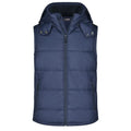 Giacca Mens Padded Vest blu / S - personalizzabile con logo