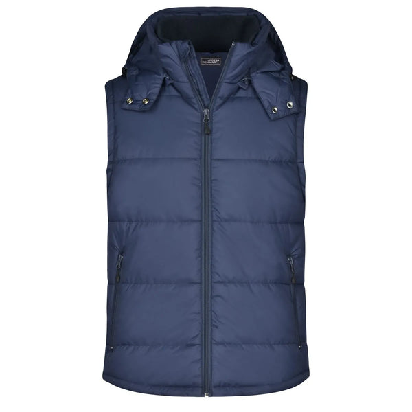 Giacca Mens Padded Vest blu / S - personalizzabile con logo