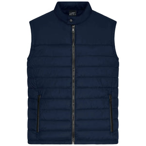 Giacca Mens Padded Vest blu / S - personalizzabile con logo