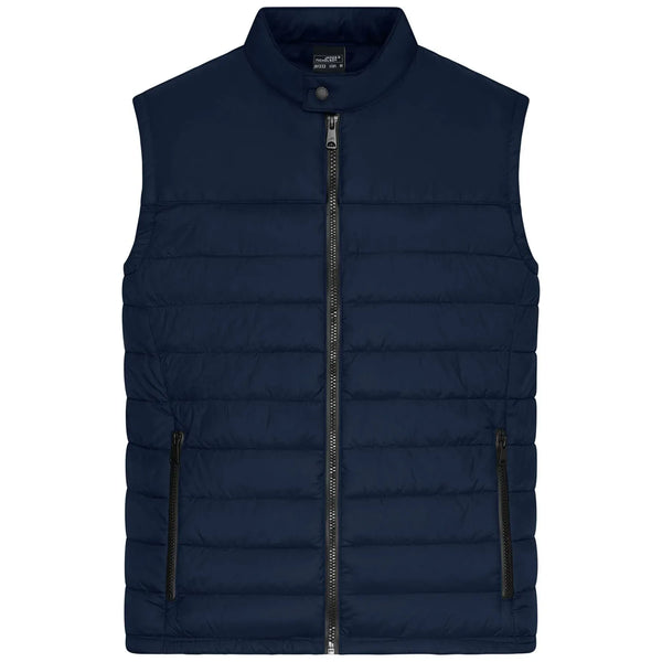 Giacca Mens Padded Vest blu / S - personalizzabile con logo