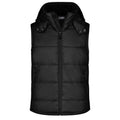 Giacca Mens Padded Vest nero / S - personalizzabile con logo