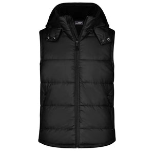 Giacca Mens Padded Vest nero / S - personalizzabile con logo