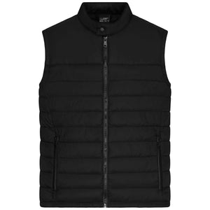 Giacca Mens Padded Vest nero / S - personalizzabile con logo