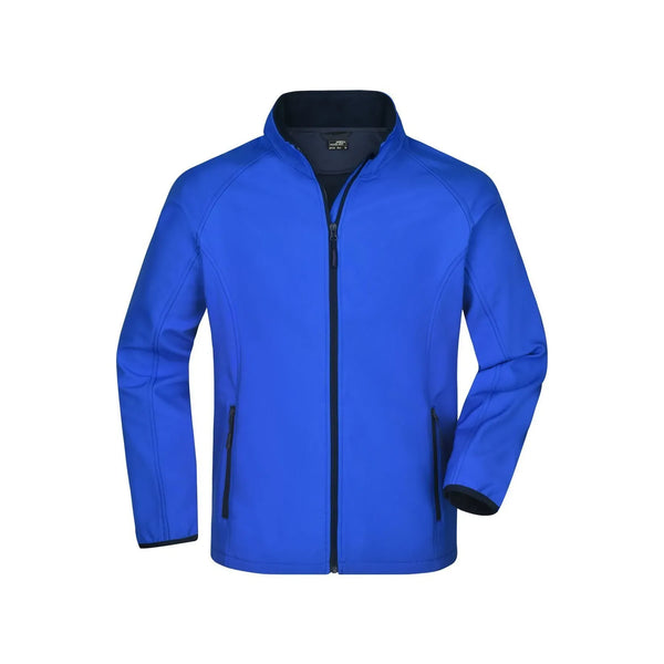 Giacca Mens Promo Softshell azzurro / S - personalizzabile con logo