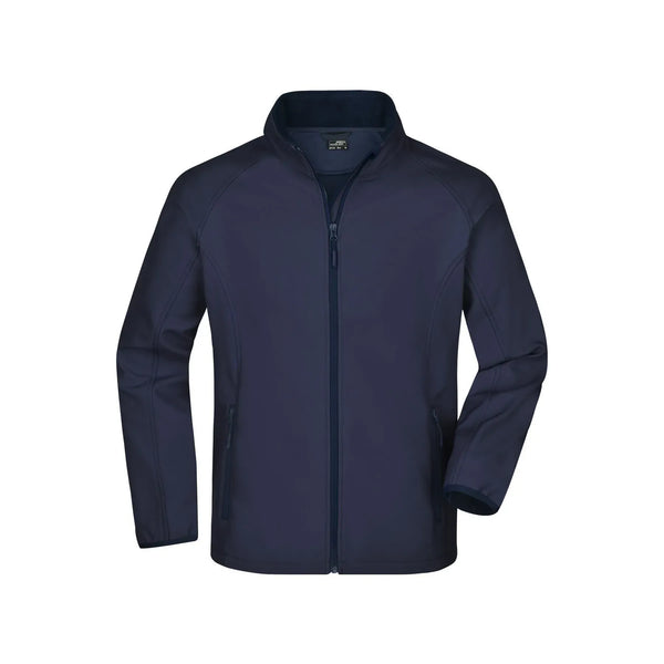 Giacca Mens Promo Softshell blu / S - personalizzabile con logo