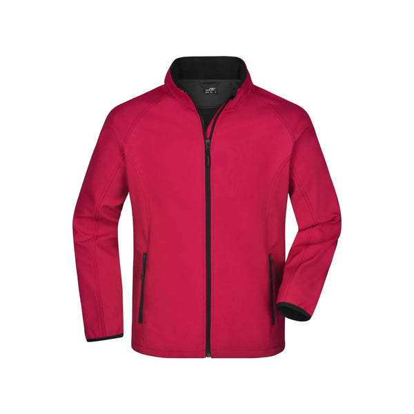 Giacca Mens Promo Softshell rosso / S - personalizzabile con logo