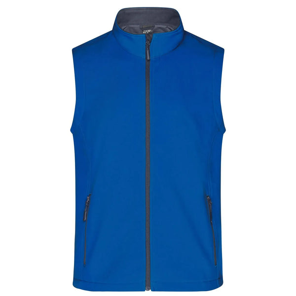 Giacca Mens Promo Softshell Vest azzurro / S - personalizzabile con logo