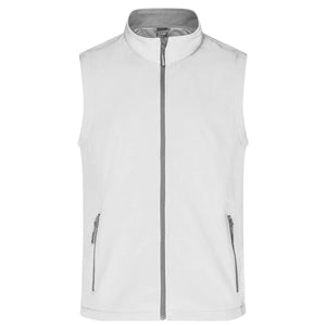 Giacca Mens Promo Softshell Vest bianco / S - personalizzabile con logo