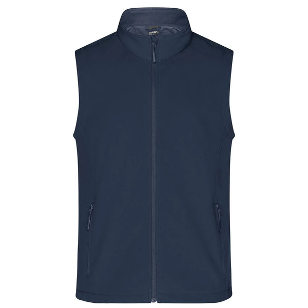 Giacca Mens Promo Softshell Vest blu / S - personalizzabile con logo