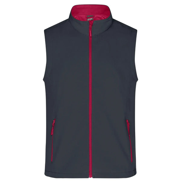 Giacca Mens Promo Softshell Vest grigio / S - personalizzabile con logo