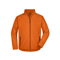 Giacca Mens Softshell arancione / S - personalizzabile con logo