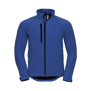 Giacca Mens Softshell azzurro / XS - personalizzabile con logo