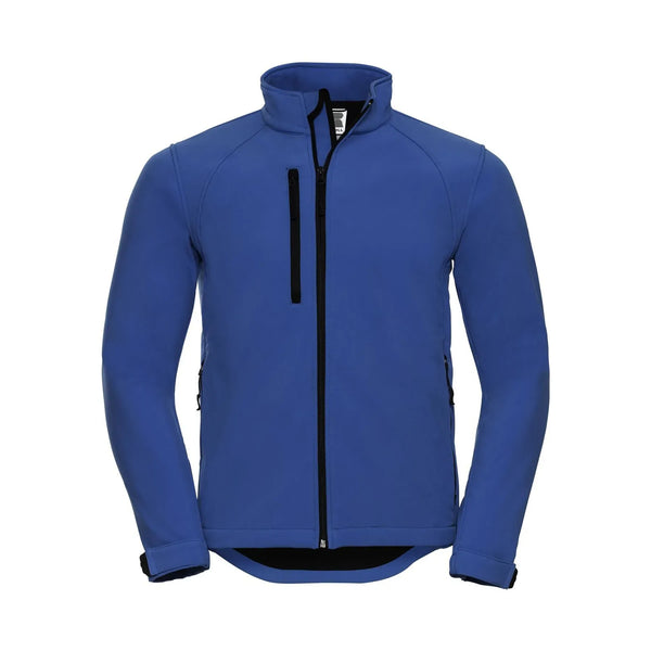 Giacca Mens Softshell azzurro / XS - personalizzabile con logo
