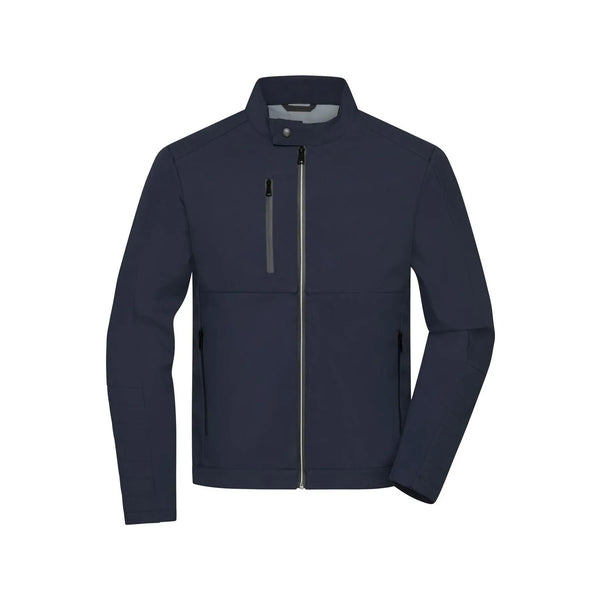 Giacca Mens Softshell blu / S - personalizzabile con logo