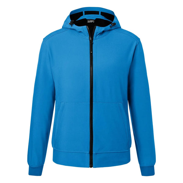 Giacca Mens  Softshell blu / S - personalizzabile con logo