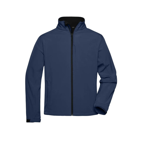 Giacca Mens Softshell blu / S - personalizzabile con logo