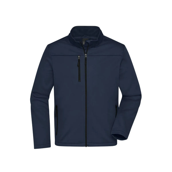 Giacca Mens Softshell blu / S - personalizzabile con logo