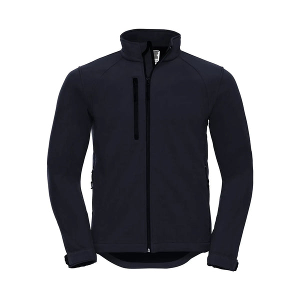 Giacca Mens Softshell blu / XS - personalizzabile con logo