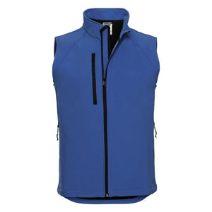 Giacca Mens Softshell Gilet azzurro / XS - personalizzabile con logo