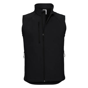 Giacca Mens Softshell Gilet nero / XS - personalizzabile con logo