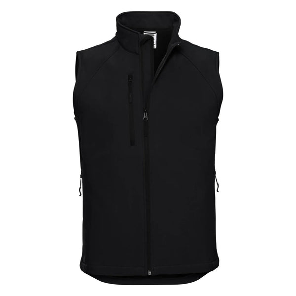 Giacca Mens Softshell Gilet nero / XS - personalizzabile con logo