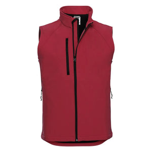 Giacca Mens Softshell Gilet rosso / XS - personalizzabile con logo