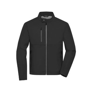 Giacca Mens Softshell nero / S - personalizzabile con logo