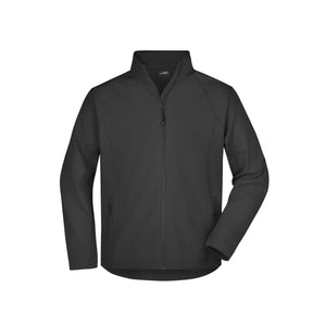 Giacca Mens Softshell nero / S - personalizzabile con logo