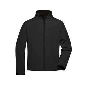 Giacca Mens Softshell nero / S - personalizzabile con logo