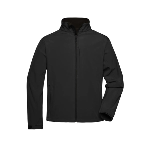 Giacca Mens Softshell nero / S - personalizzabile con logo