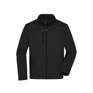 Giacca Mens Softshell nero / S - personalizzabile con logo