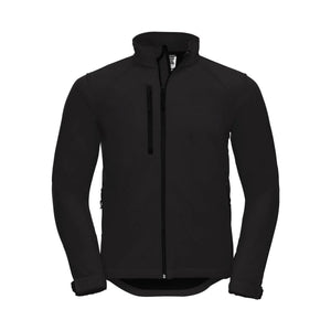 Giacca Mens Softshell nero / XS - personalizzabile con logo