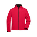 Giacca Mens Softshell rosso / S - personalizzabile con logo