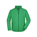 Giacca Mens Softshell verde / S - personalizzabile con logo