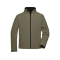 Giacca Mens Softshell verde / S - personalizzabile con logo