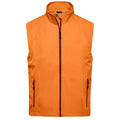 Giacca Mens Softshell Vest arancione / S - personalizzabile con logo