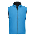Giacca Mens Softshell Vest azzurro / S - personalizzabile con logo